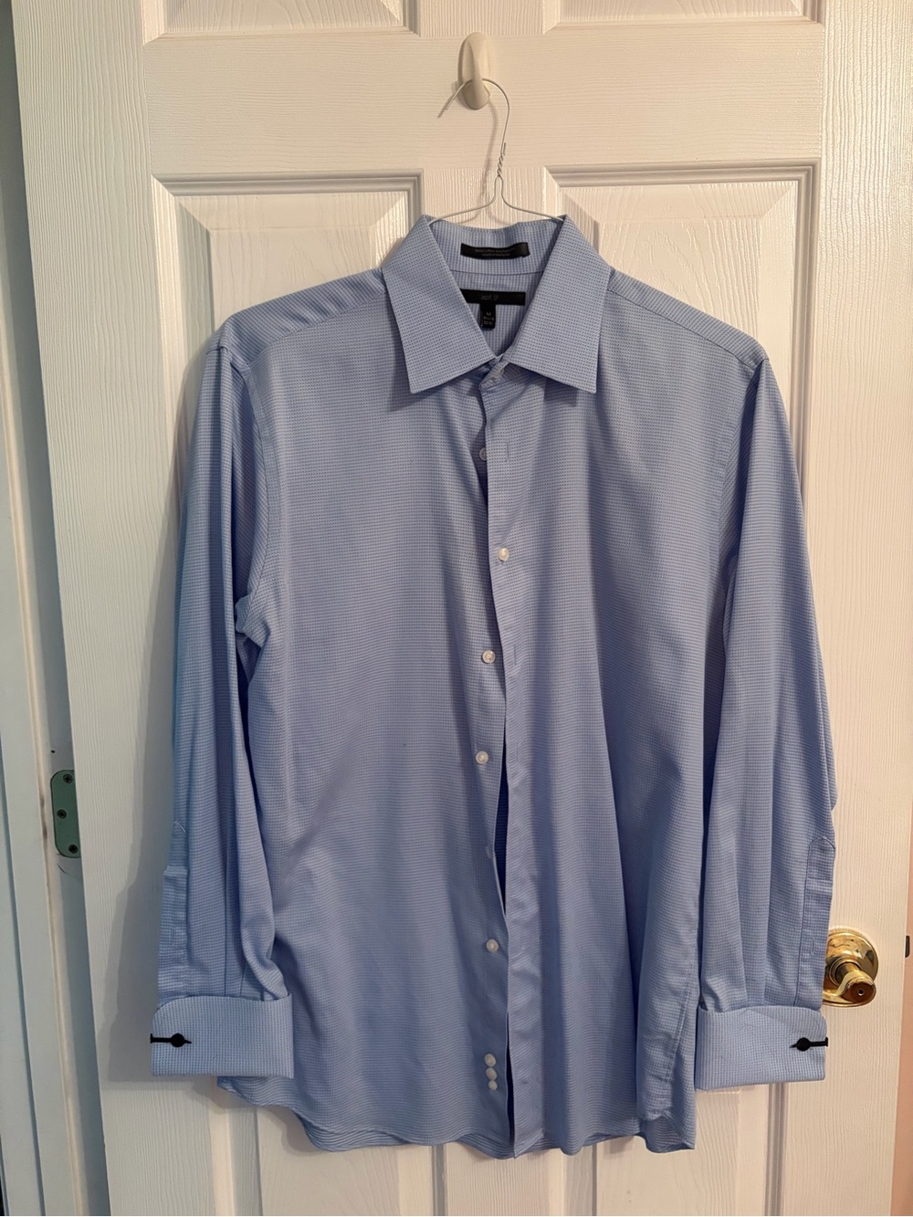 Apt. 9 Light Blue Men's Dress Shirt - Spread Collar